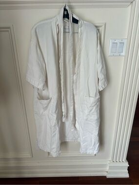 Vintage Frette Turkish piqué cotton robe